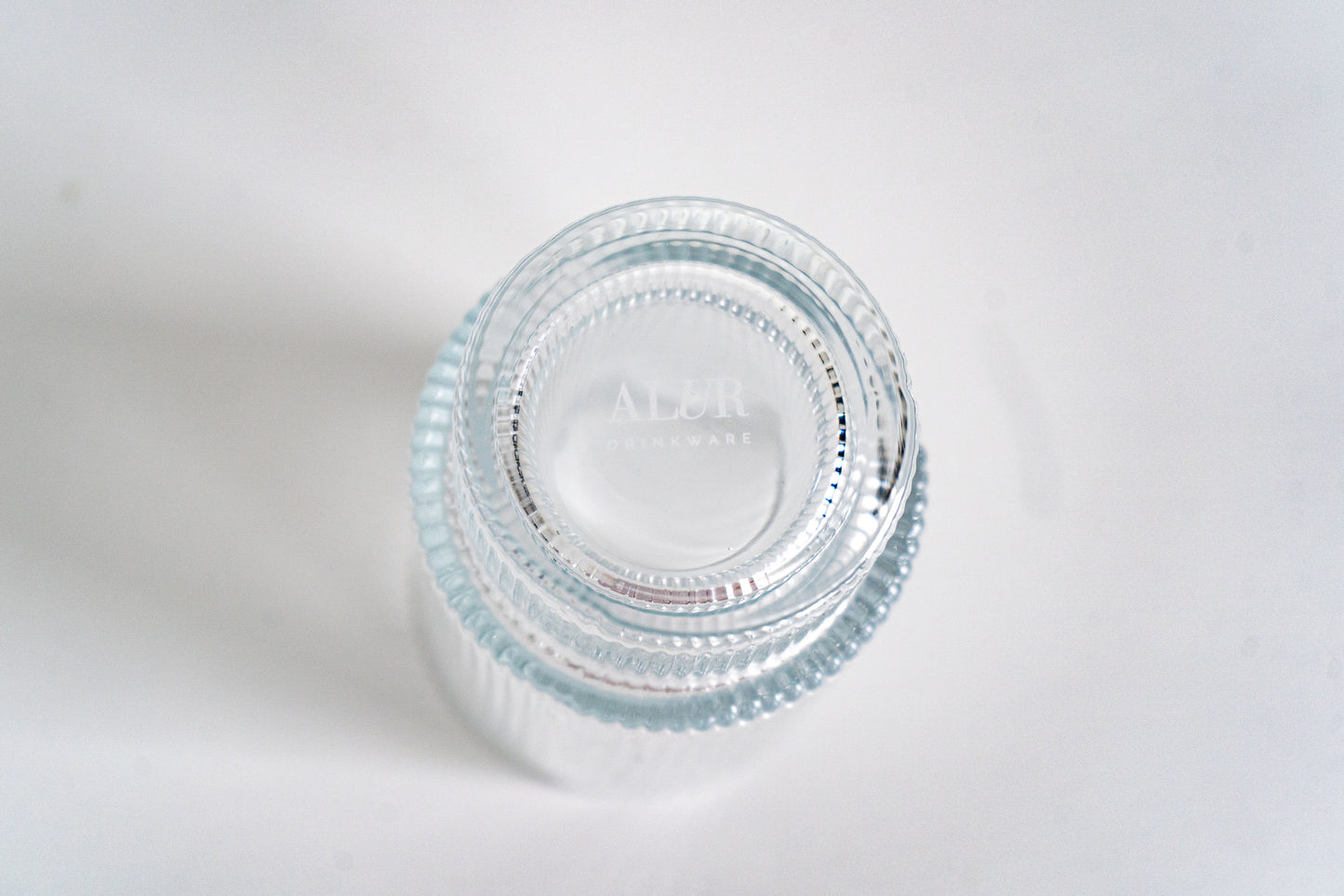 ENSEMBLE DE 4 VERRES HIGHBALL - SALZBOURG RIPPLE