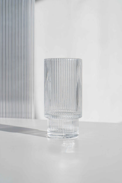 ENSEMBLE DE 4 VERRES HIGHBALL - SALZBOURG RIPPLE